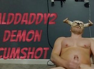 Demon big creamy cumshot riding raw moaning