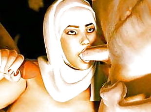 Muslim fire hot arab hijab big tits sluts