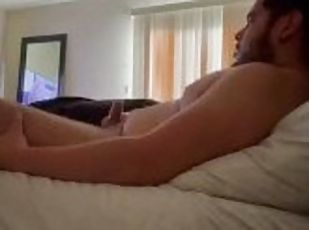 Straight Roommate Jacking Off Caught on Camera