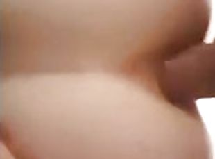 Closeup up anal sex, her moans are the best