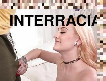 New to Porn AND First Interracial Fuck for Aubrey Marie
