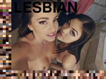 Famed porn superstars go lesbian in an exciting xxx clip