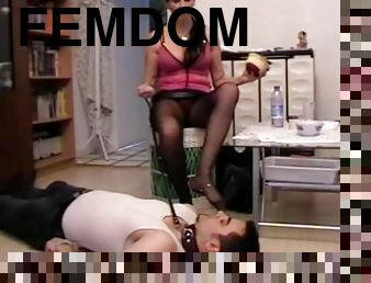 boot licking femdom