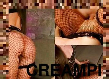 CREAMPIE CUMSHOT ORGASM - Sexy Slender Girl With PERFECT ASS