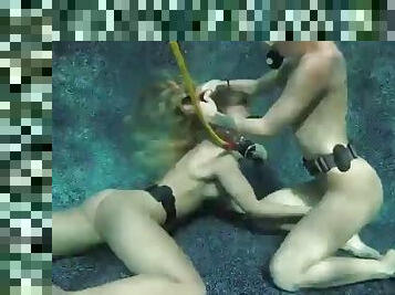 2 underwater lesbos