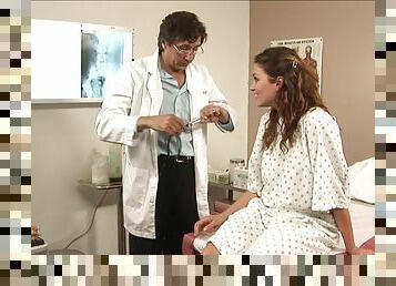Doctor visit turns wild for Allie Haze