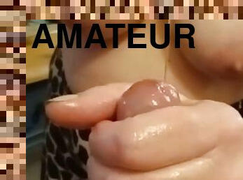 Amateur wife hand job British