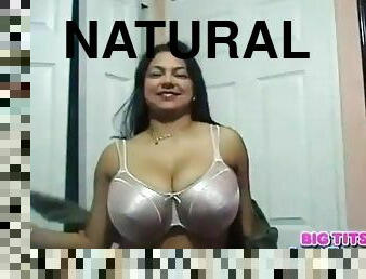 Desi natural beauty with huge tits