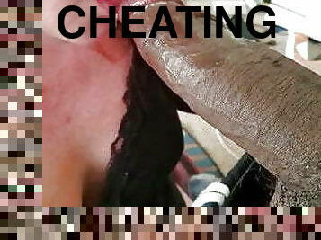 Cheating wife sucks huge BBC