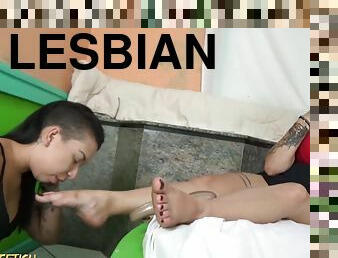 lesbisk, bdsm, føtter, fetisj, dominans, femdom, tattoo