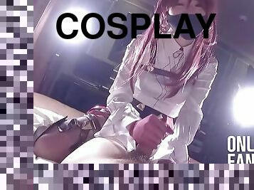 Handjob Footjob Sexy Kafka Cosplayer Sex, Honkai: StarRail, Asian Hentai Fenboy Trans Crossdresser cosplay shemale 7