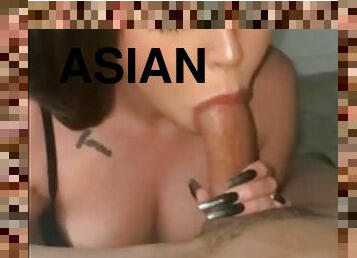 Half Asian sucks like a pro