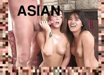 asiatiche, fichette, ragazze-giovani, trio, giovani18, americani, belle, vulve-rasate