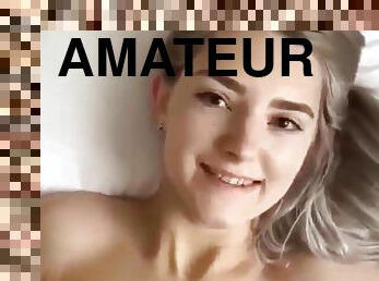 Horny young slut POV breathtaking porn video