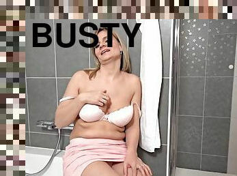 Busty Mom In The Shower
