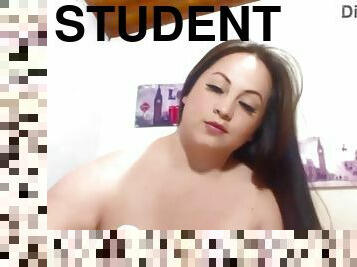 Bootylicious student valery with huge booty and big tits
