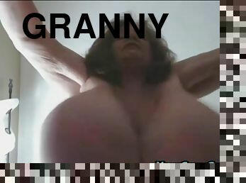 Bbw granny has the biggest natural saggy tits in usa