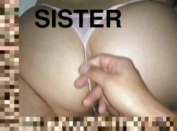 Fascinating thong!! my sister s big ass!!