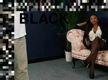 Black british voyeur instructing sub to jerk