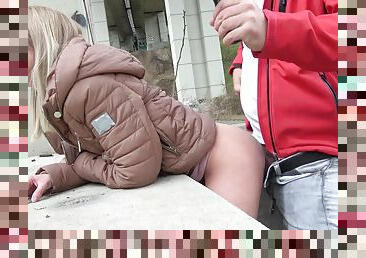 Public Agent - Student Actress Nailed Outside 2 - Sicilia Crane