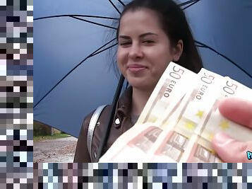 Public Agent - Wet Russian Speads Legs For Cash 1