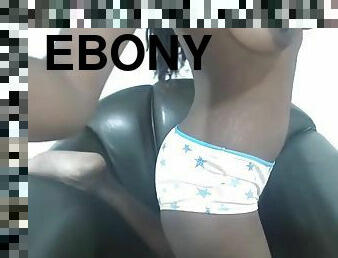 Saggy ebony big nipples spraying milk