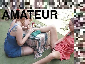 Amateur teen lesbians foot fetish compilation