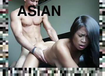 Asian nasty vixen Maya Kim exciting video