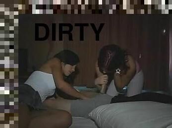 Dirty brunette diva explores the world of sluts