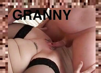 I am pierced granny fucked in pussy piercing