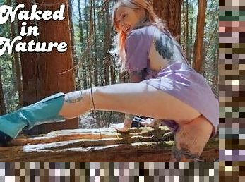 Petite Redhead Nude in Nature [Behind the Scenes]