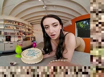 Curvy Hottie Mandy Muse Prepared WIld Surprise For Your Bday