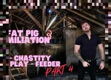 Fat pig humiliation - sph chastity nipple bondage part 4