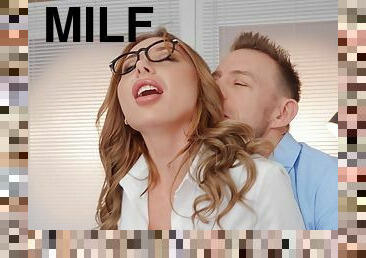 Delightful MILF incredible sex clip