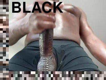 TALKS DIRTY & STROKES while thinking of you cumming hard and moaning on his big black cock
