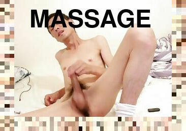 Mans penis massage