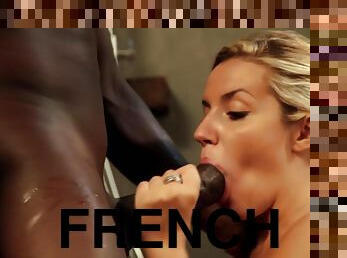 French Emma In Interracial Field Of Fire