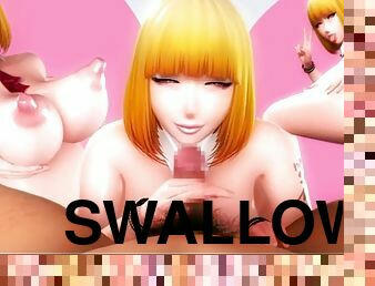 Hana swallow lot of cum compilation mix