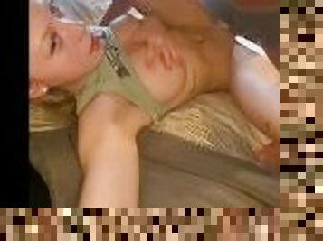 Blonde College Babe Takes Creampie! Full video on ericamarie.us!