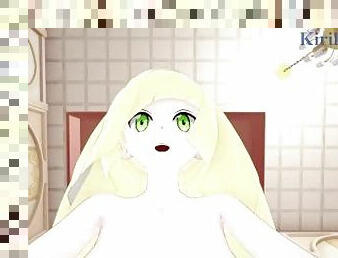 Lusamine and I have intense sex in the bedroom. - Pokémon Hentai