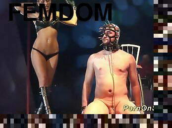Extreme Fetish Show On Stage