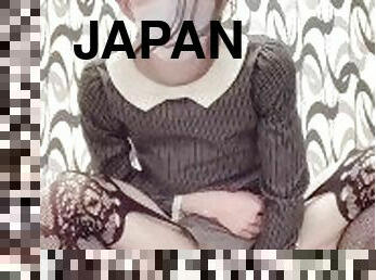 ????Japanese Crossdresser Play Dildo Masturbation????