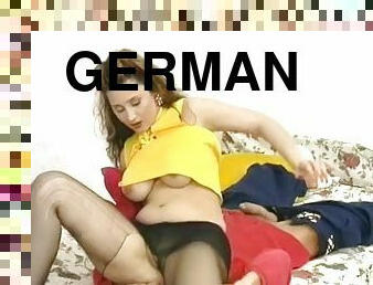 Curvy German MILF pleases her big cock neighbor