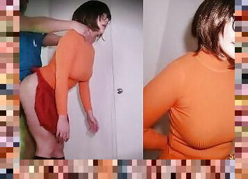 Velma Cosplay fucked hard at Halloween - SweetDarling