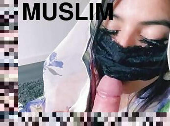 Hot Muslim babe Aaliyah Yasin craving for white penis