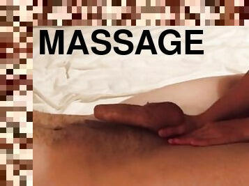 Oily cock massage and cum shot