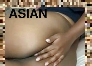 Asian amateur fingering her asshole to make her step brother not tell her dirty secret