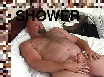 Then papa bear jo nice shower