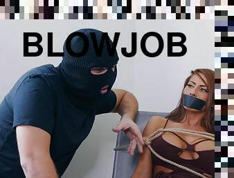 Stunning brunette Madison Ivy gets fucked by cocky robber
