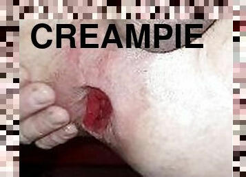 dilettant, anal-sex, homosexuell, creampie, allein